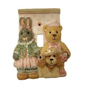 Figi Bunny‎ Bear Light Switch Cover 6"